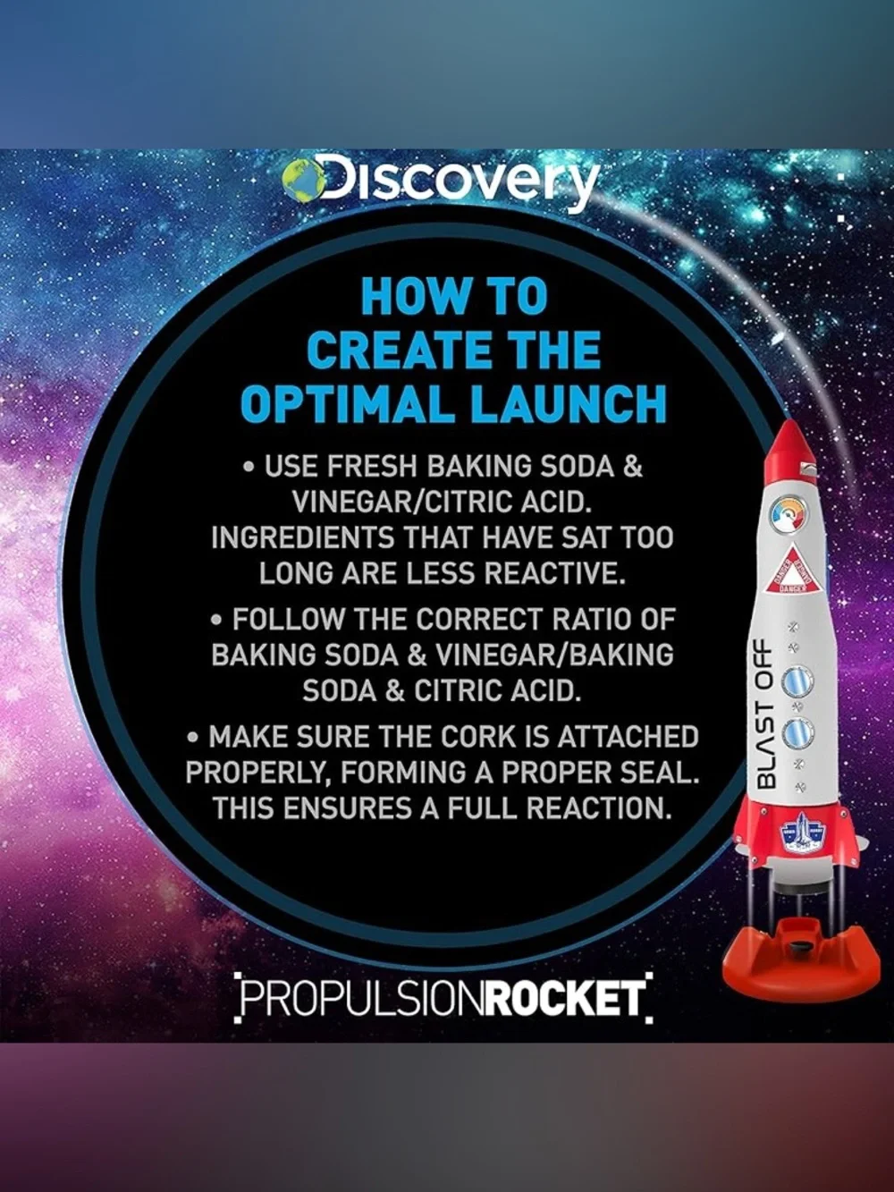 Discovery Rocket Red Silver